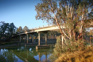 Barmah Bridge and Murray River, New South Wales