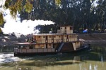 Emmylou paddle boat at Echuca on the Murray River, Victoria