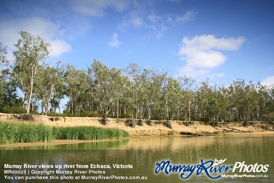 Murray River views up river from Echuca, Victoria