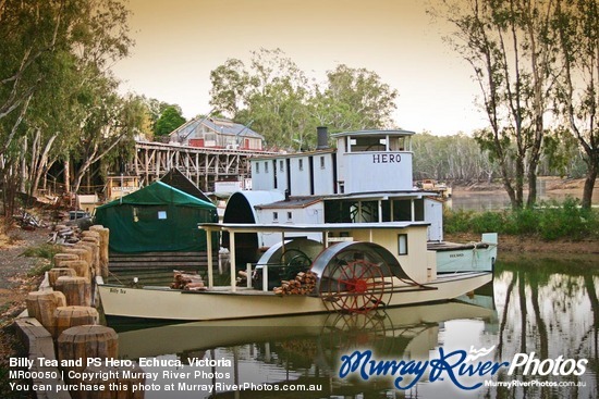 Billy Tea and PS Hero, Echuca, Victoria