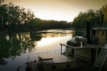 PS Pevensey at Echuca on sunrise, Victoria