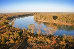 Hot air balloon near Dareton, New South Wales