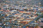 Aerial view of Mildura township, Victoria
