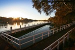 Mildura Wharf on sunrise