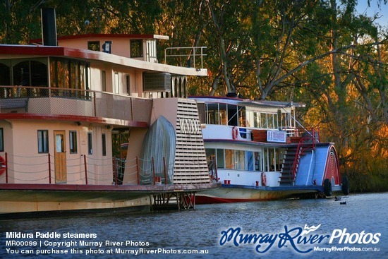 Mildura Paddle steamers