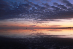 Sunrise on Lake Bonney, Barmera, South Australia