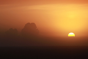Sunrise between Paringa and Yamba, South Australia