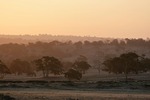 Sedan to Keyneton Road on sunset, South Australia