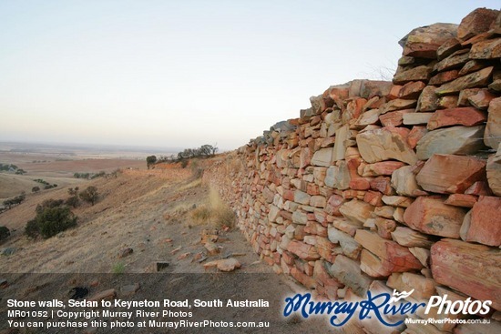 Stone walls, Sedan to Keyneton Road, South Australia