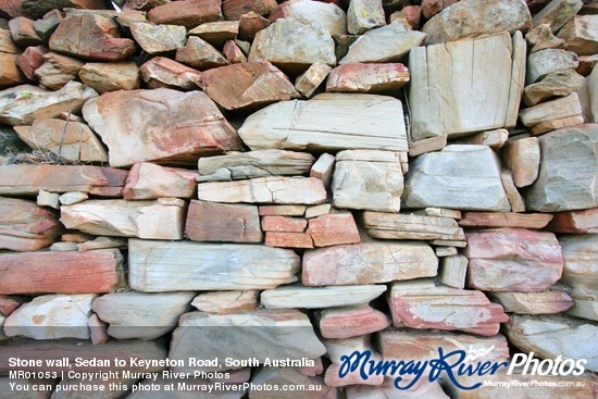 Stone wall, Sedan to Keyneton Road, South Australia