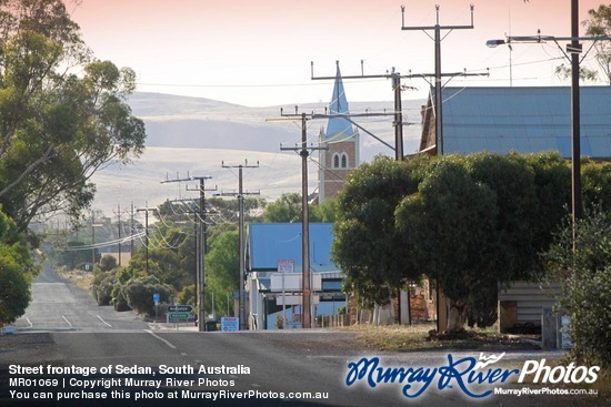 Street frontage of Sedan, South Australia
