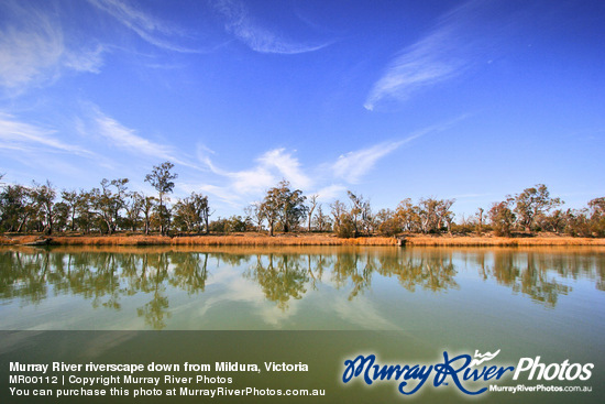 Murray River riverscape down from Mildura, Victoria