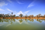 Murray River riverscape down from Mildura, Victoria