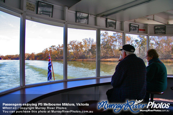 Passengers enjoying PS Melbourne Mildura, Victoria