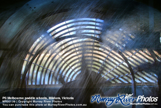 PS Melbourne paddle wheels, Mildura, Victoria