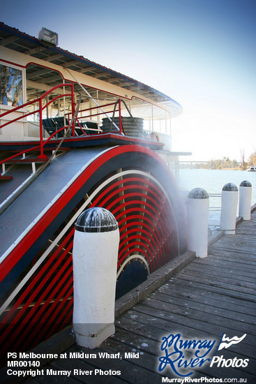 PS Melbourne at Mildura Wharf, Mildura, Victoria