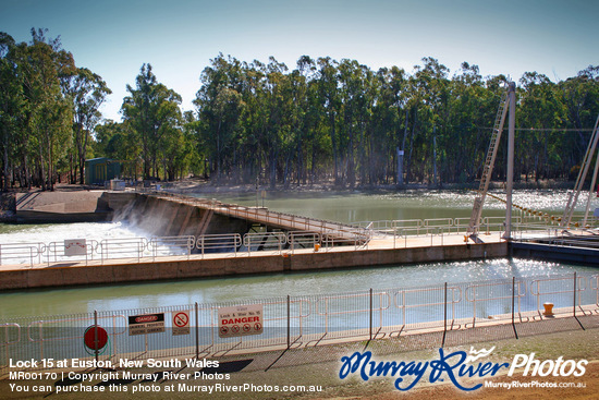 Lock 15 at Euston, New South Wales