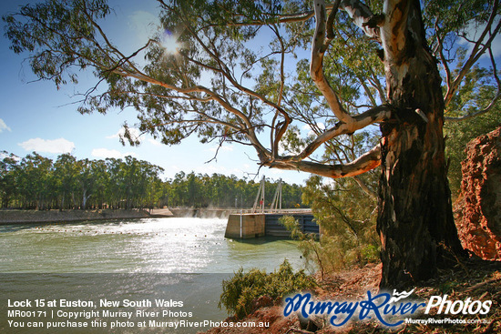 Lock 15 at Euston, New South Wales