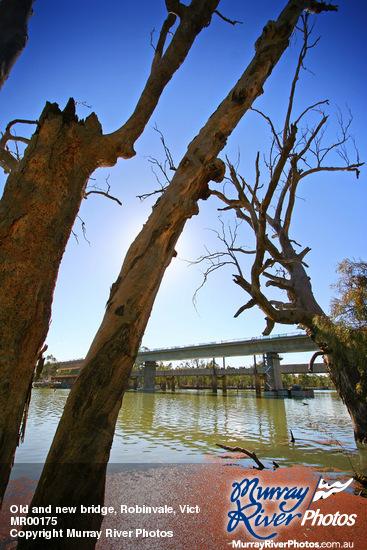 Old and new bridge, Robinvale, Victoria