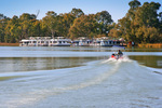 Boating on the Murray River at Mildura, Victoria