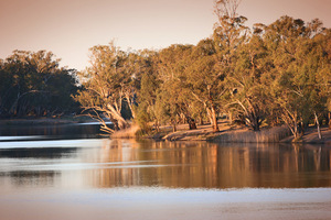 Murray River on sunset, Merbein, Victoria