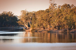 Murray River on sunset, Merbein, Victoria