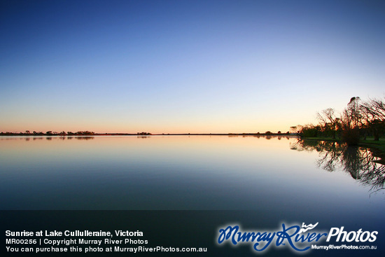 Sunrise at Lake Cullulleraine, Victoria