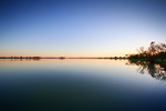 Sunrise at Lake Cullulleraine, Victoria