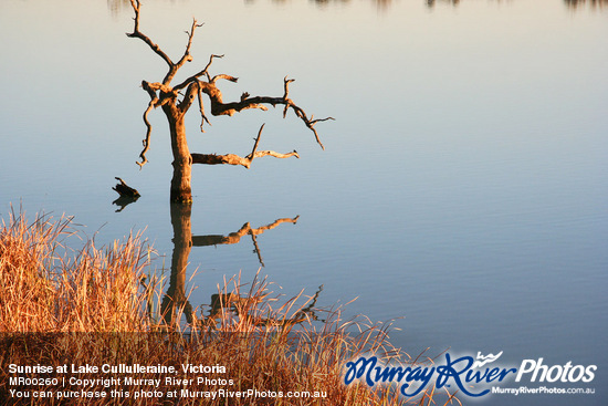 Sunrise at Lake Cullulleraine, Victoria