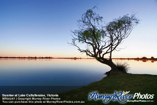 Sunrise at Lake Cullulleraine, Victoria