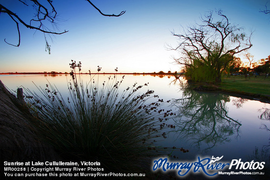 Sunrise at Lake Cullulleraine, Victoria