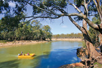 Boating on the Murray near Swan Hill