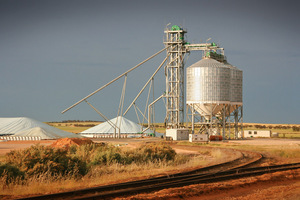 Wheat silos, Pinnaroo, Mallee, South Australia