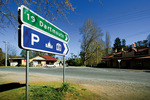 Dartmouth sign at Mitta Mitta, Victoria