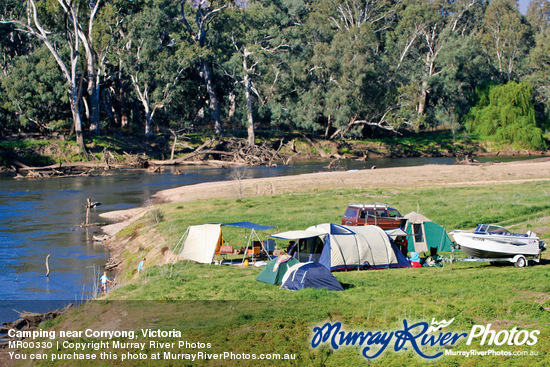 Camping along the Murray River