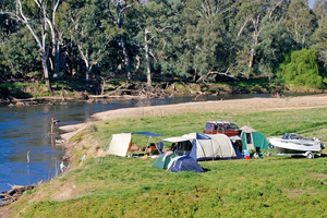 Camping near Corryong, Victoria