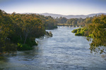 Looking west along Murray River from Hume Reservoir, New South Wales