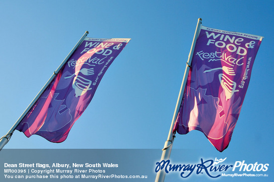 Dean Street flags, Albury, New South Wales