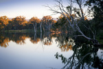 Sunset near Wonga Wetlands, Albury