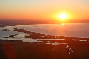 Sunrise over Lake Alexandrina, South Australia