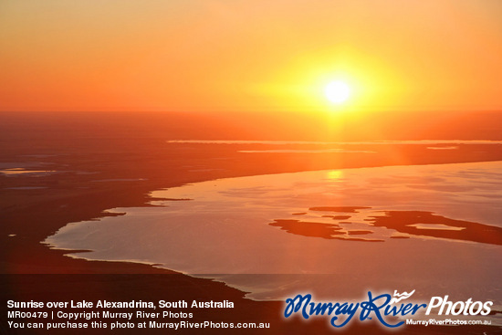 Sunrise over Lake Alexandrina, South Australia