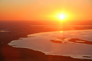 Sunrise over Lake Alexandrina, South Australia