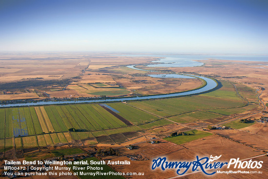 Tailem Bend to Wellington aerial, South Australia