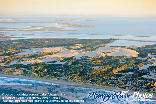 Coorong looking across Lake Alexandrina