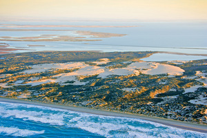 Coorong looking across Lake Alexandrina