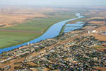 Tailem Bend towards Murray Bridge aerial, South Australia
