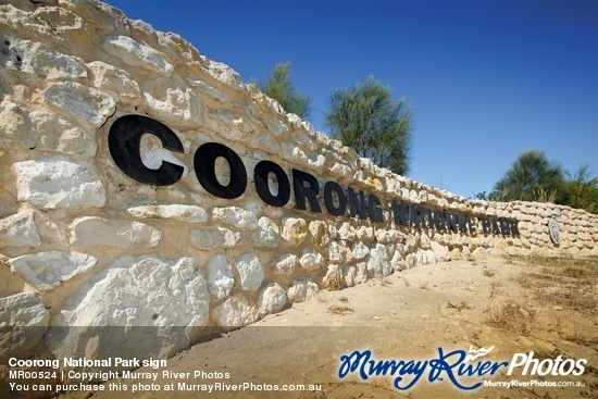 Coorong National Park sign