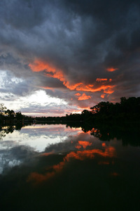 Sunset at Lock 9, Victoria