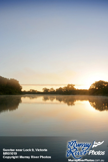 Sunrise near Lock 9, Victoria