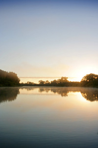 Sunrise near Lock 9, Victoria